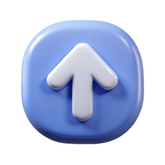 A clean upload icon with a subtle shadow and elegant design