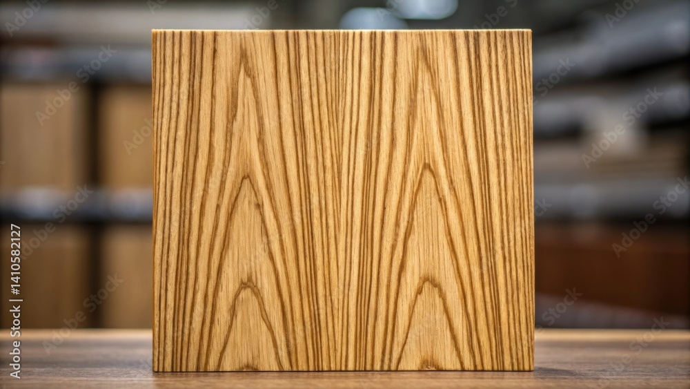 Aufkleber a closeup of the grain patterns on a bioengineered wood panel illustrating the authentic aesthetic w