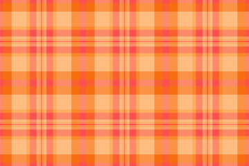 Vibrant orange and peach plaid pattern.  Perfect for textile design, website backgrounds, or scrapbooking.