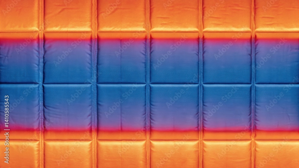 Poster A medium closeup featuring a crosssection of an insulation system showing clearly how the layers shift and change thickness as temperature fluctuates with a focus on contrasting