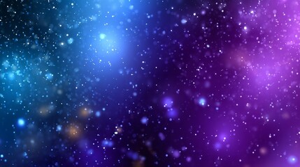 Fototapeta premium A colorful starry night sky outer space background is set against a deep space high definition star field with a starry texture