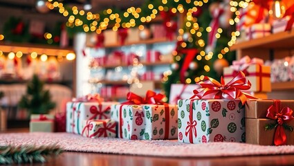 Obraz premium Festive Holiday Collection: Charming Gift Ideas for Online Shop