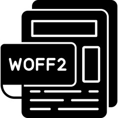 WOFF2 File Icon
