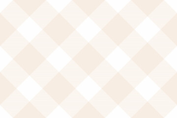 Subtle blush pink and white diamond check pattern.  Elegant and versatile design ideal for backgrounds, textiles, and branding.