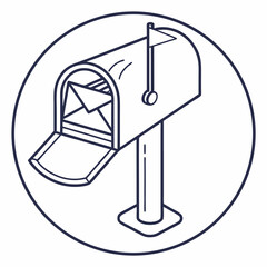 Mail icon email icon vector E-mail icon Envelope illustration