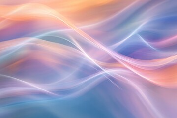 Pastel motion background with a curving bubble haze effect