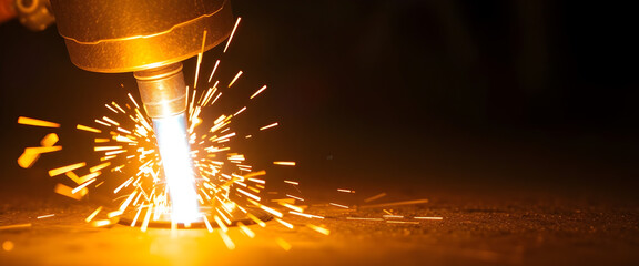 close up of a person using a drill