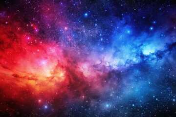 Fototapeta premium Colorful Outer Space Galaxy Nebula Background with Stars