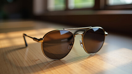 A pair of stylish sunglasses.