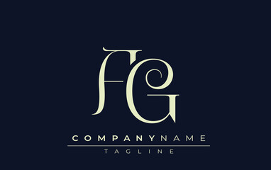 AG abstract Logo. Elegantly Designed Minimalist Monogram Logo with Stylish Lettering. Sophisticated and sleek minimalist monogram showcasing unique lettering design.