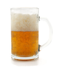 One glass of beer.