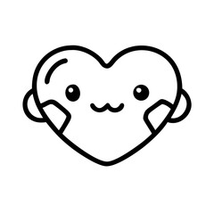 heart with stethoscope