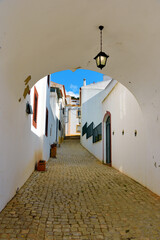 Obraz premium the historic center of sao bartolomeu de messines algarve portugal