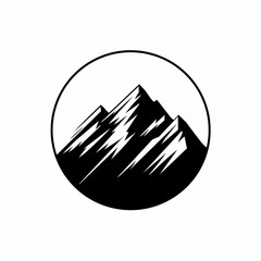 vector illustration of a mountain