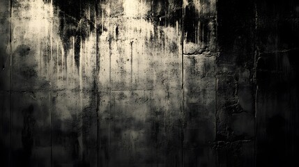 Fototapeta premium Dark Grunge Concrete Wall Texture Background