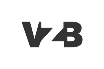 VZB logo design. Initial letter V Z B bold font style for tech startups, consulting, corporate branding. Creative company name, headlines typography identity, trendy logotype.