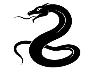 Snake Silhouette Vector Design, Snake SVG