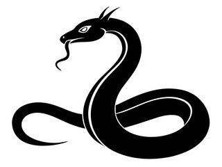 Snake Silhouette Vector Design, Snake SVG