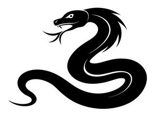Snake Silhouette Vector Design, Snake SVG