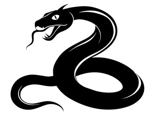 Snake Silhouette Vector Design, Snake SVG
