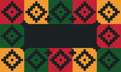 Beautiful geometric background. Figures of different shapes. Tribal form. Flowers. Geometric design. Creative textures. Colorful art. Modern graphic poster. Retro color. Vector illustration