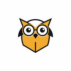 Fototapeta premium owl on white background