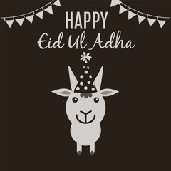 Eid ul Adha Happy Goat Celebration
