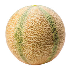 Cantaloupe isolated on white background