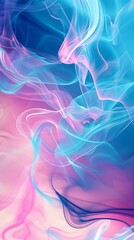 Elegant Abstract Fluid Designs in Soft Hues and Bold Gradients: A Modern Visual Collection
