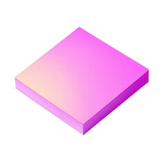 Stylized purple gradient square on a white isolated background.