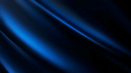 Dark Blue Flowing Fabric Texture