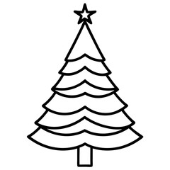 Fototapeta premium vector christmas tree