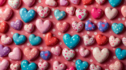 Fototapeta premium colorful chocolate candy