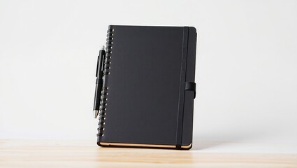 Organized Notebook with Pen Holder and Elastic Band for Productivity