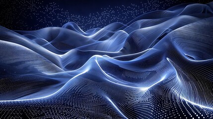 Obraz premium Elegant Abstract Fluid Designs in Soft Hues and Bold Gradients: A Modern Visual Collection