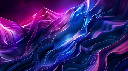 Obraz premium Elegant Abstract Fluid Designs in Soft Hues and Bold Gradients: A Modern Visual Collection