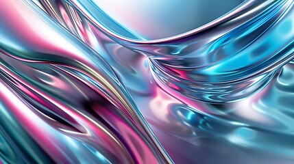 Elegant Abstract Fluid Designs in Soft Hues and Bold Gradients: A Modern Visual Collection