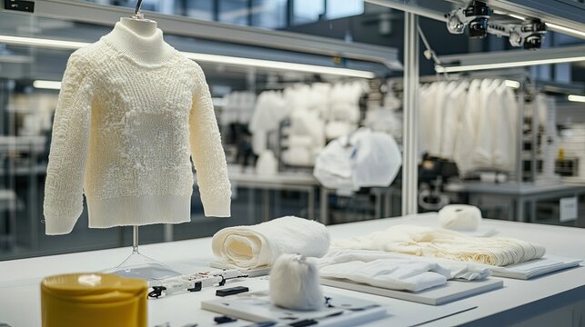 Innovative Knitwear Production: Sustainable and High-Tech Textile Manufacturing Process