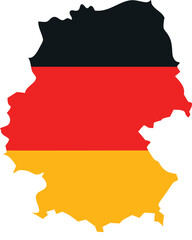 Obraz premium Germany map