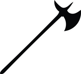 bardiche pole axe silhouette