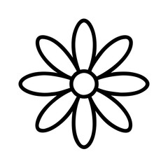 daisy flower line drawn vector art - illustration daisy flower isolated transparent background