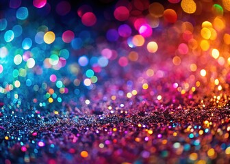 Naklejka premium Sparkling Glitter Cover Photos