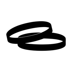 wristbands silhouette 