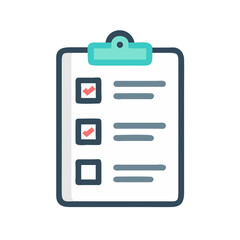 Clipboard with To-Do List Icon Representing Task Management and Organization