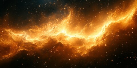 Stunning cosmic formation showcasing vibrant colors and intricate patterns of gas and stars in deep space