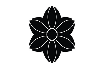 Daffodil silhouette, daffodil illustration spring silhouette, floral outline, Daffodil silhouette Icon
