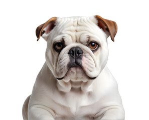 Fototapeta premium bulldog isolated on white png