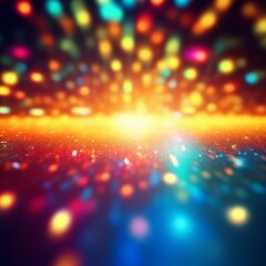abstract background with colorful lights