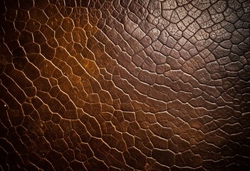 A close up of a brown leather texture.