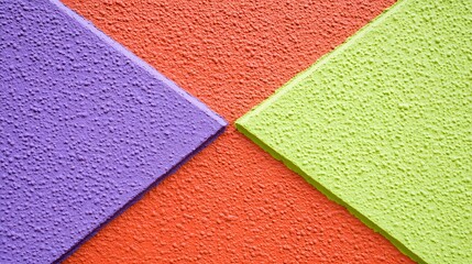 Fototapeta premium Abstract Colorful Textured Wall Background Purple Green Orange